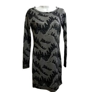 𝅺French Connection Polyester/elastin /viscose metalized blend mini dress